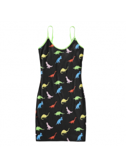 Vestido con estampado de...