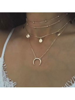 collar de doble filamento...