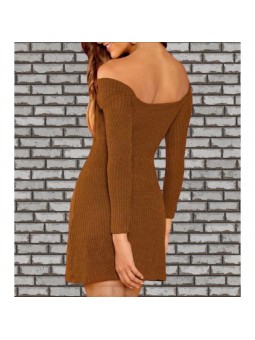 Vestido cruzado de hombros...